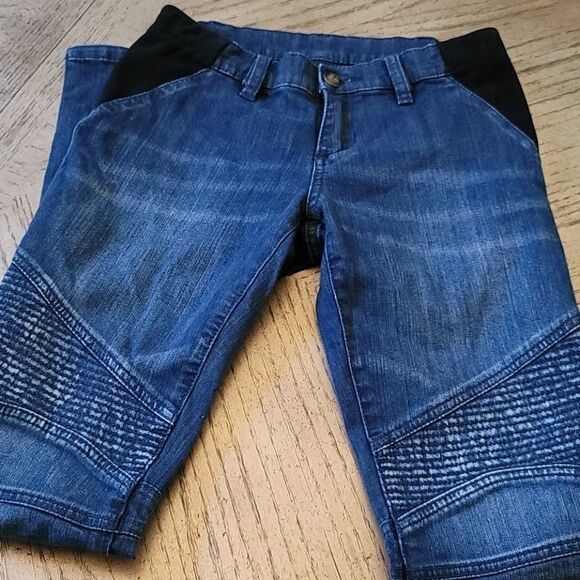 BCBGMAXAZRIA size 26 maternity moto jeans - Picture 8 of 8